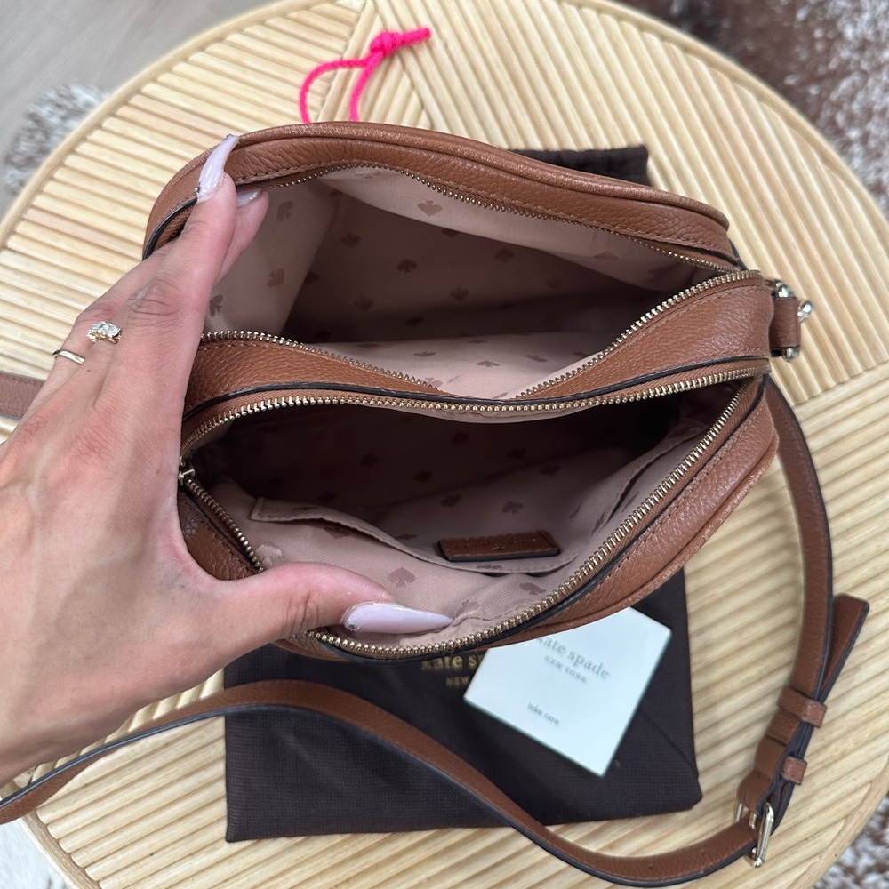 Kate Spade Tan Leather Shoulder Bag - Picture 3 of 3